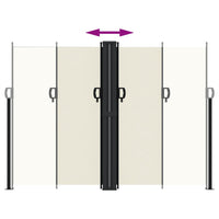 Tenda da Sole Laterale Retrattile Crema 180x1200 cm 4004835