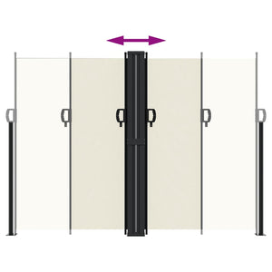 Tenda da Sole Laterale Retrattile Crema 180x1200 cm