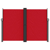 Tenda da Sole Laterale Retrattile Rossa 180x1200 cm