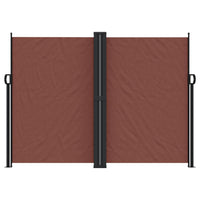 Tenda da Sole Laterale Retrattile Marrone 180x1200 cm 4004839