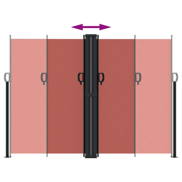 Tenda da Sole Laterale Retrattile Terracotta 180x1200 cm 4004843