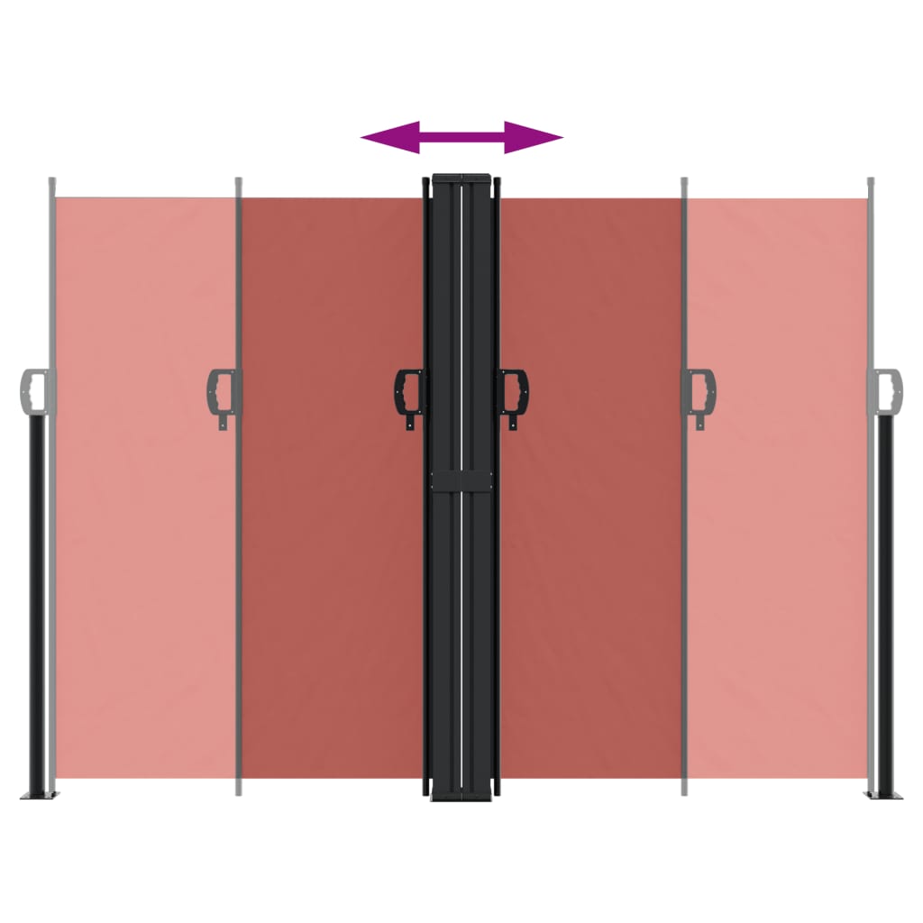 Tenda da Sole Laterale Retrattile Terracotta 180x1200 cm