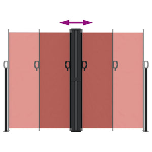 Tenda da Sole Laterale Retrattile Terracotta 180x1200 cm