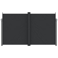 Tenda da Sole Laterale Retrattile Nera 200x1200 cm 4004849