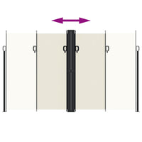 Tenda da Sole Laterale Retrattile Crema 200x1200 cm 4004850