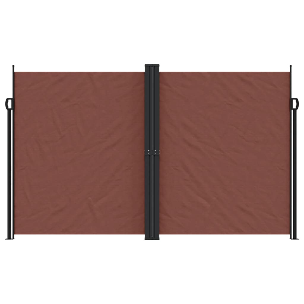 Tenda da Sole Laterale Retrattile Marrone 200x1200 cm