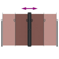 Tenda da Sole Laterale Retrattile Marrone 200x1200 cm 4004854