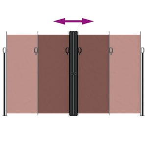 Tenda da Sole Laterale Retrattile Marrone 200x1200 cm 4004854