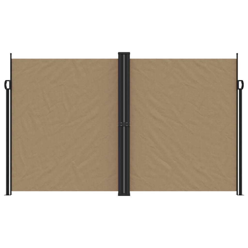 Tenda da Sole Laterale Retrattile Tortora 200x1200 cm 4004859