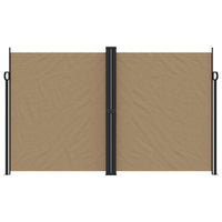 Tenda da Sole Laterale Retrattile Tortora 200x1200 cm 4004859