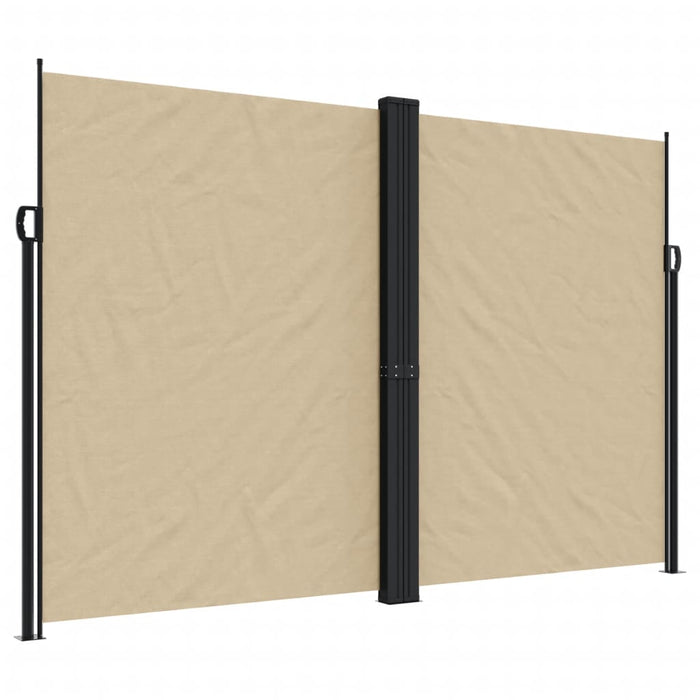 Tenda da Sole Laterale Retrattile Beige 220x1200 cm 4004870