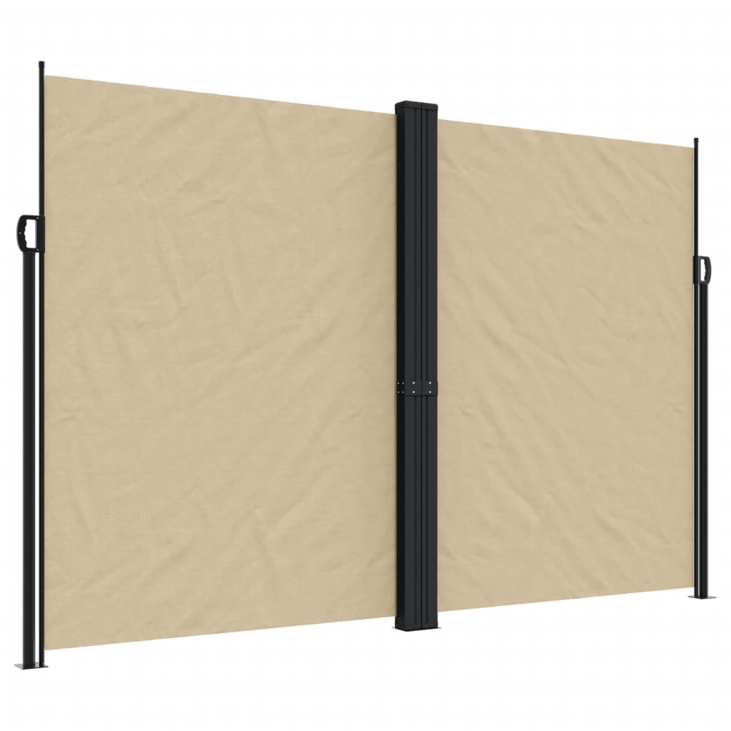Tenda da Sole Laterale Retrattile Beige 220x1200 cm 4004870