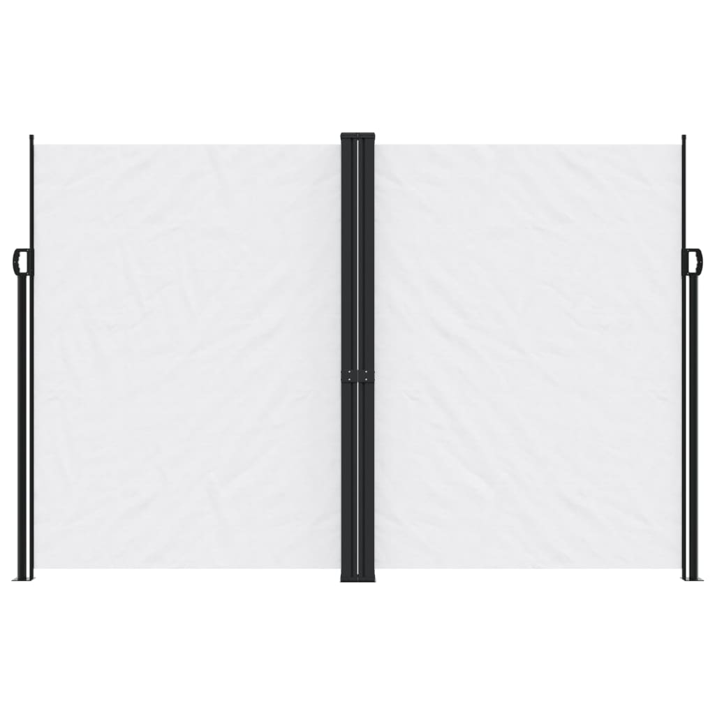 Tenda da Sole Laterale Retrattile Bianca 220x1200 cm 4004871