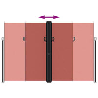 Tenda da Sole Laterale Retrattile Terracotta 220x1200 cm