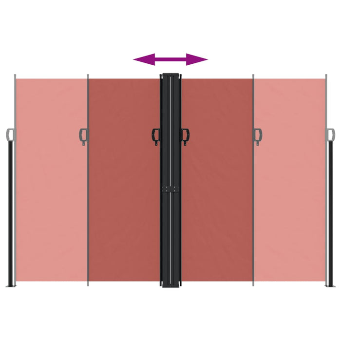 Tenda da Sole Laterale Retrattile Terracotta 220x1200 cm