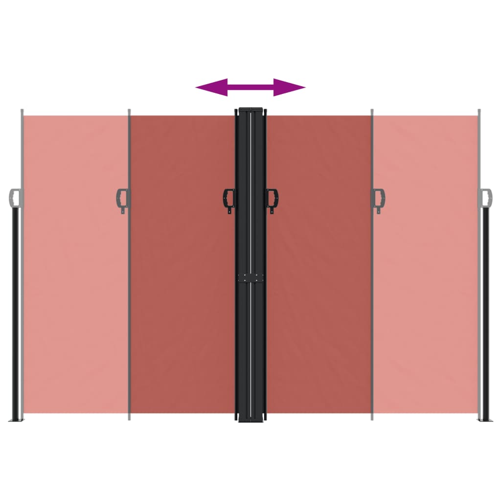 Tenda da Sole Laterale Retrattile Terracotta 220x1200 cm 4004873