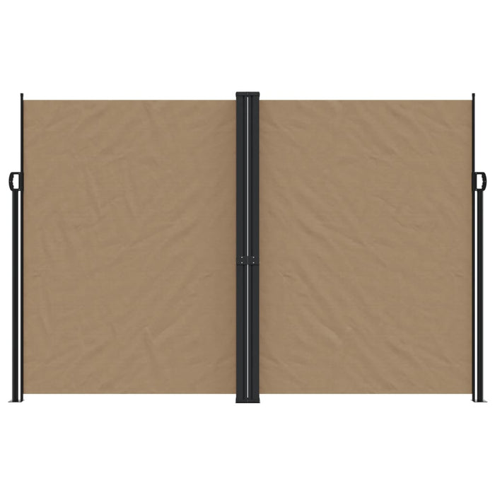 Tenda da Sole Laterale Retrattile Tortora 220x1200 cm 4004874