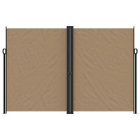 Tenda da Sole Laterale Retrattile Tortora 220x1200 cm 4004874