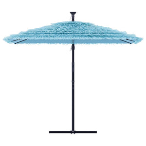 vidaXL Ombrellone Giardino con Palo in Acciaio Blu 269x269x235 cm