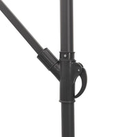 vidaXL Ombrellone Giardino con Palo in Acciaio Blu 269x269x235 cm