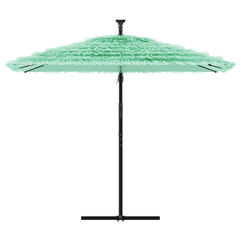 Ombrellone da Giardino con Palo in Acciaio Verde 269x269x235 cm 4005080
