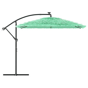 Ombrellone da Giardino con Palo in Acciaio Verde 269x269x235 cm 4005080
