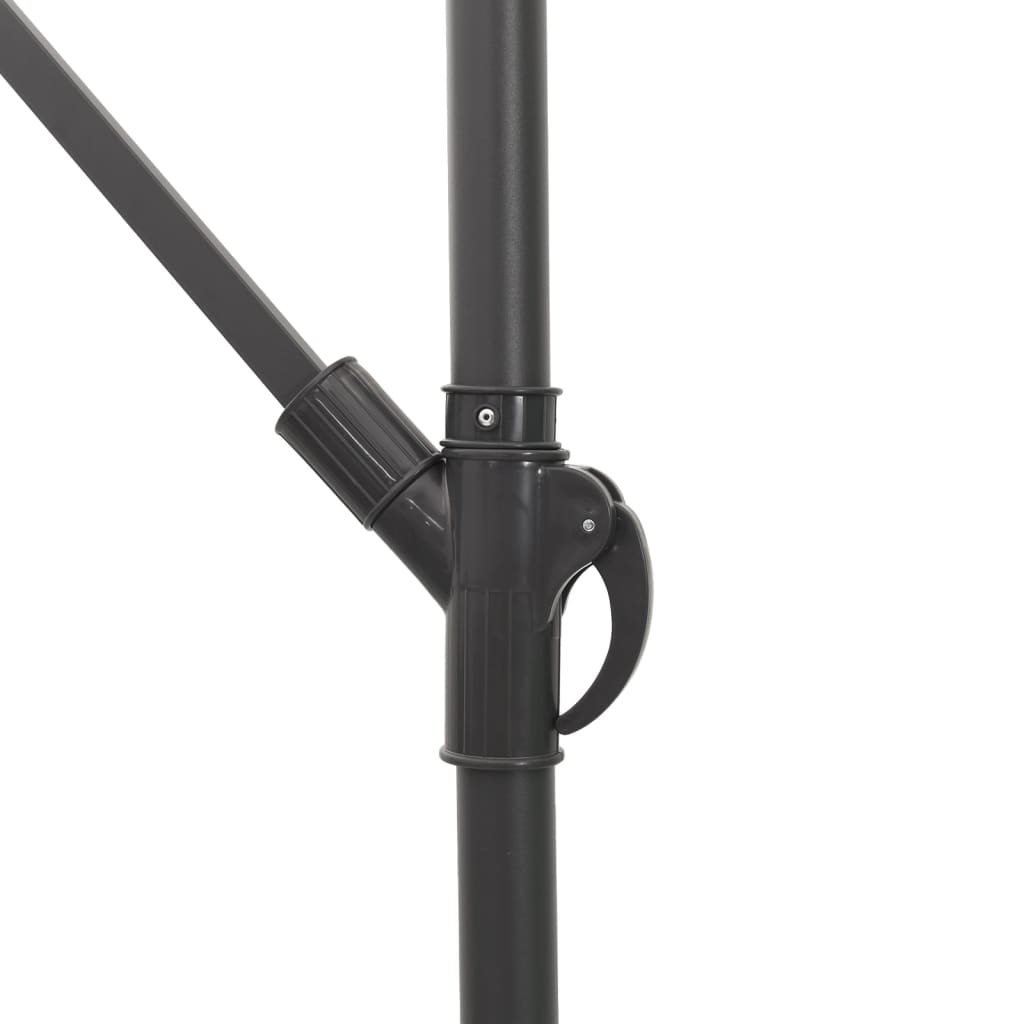 Ombrellone da Giardino con Palo in Acciaio Verde 269x269x235 cm 4005080