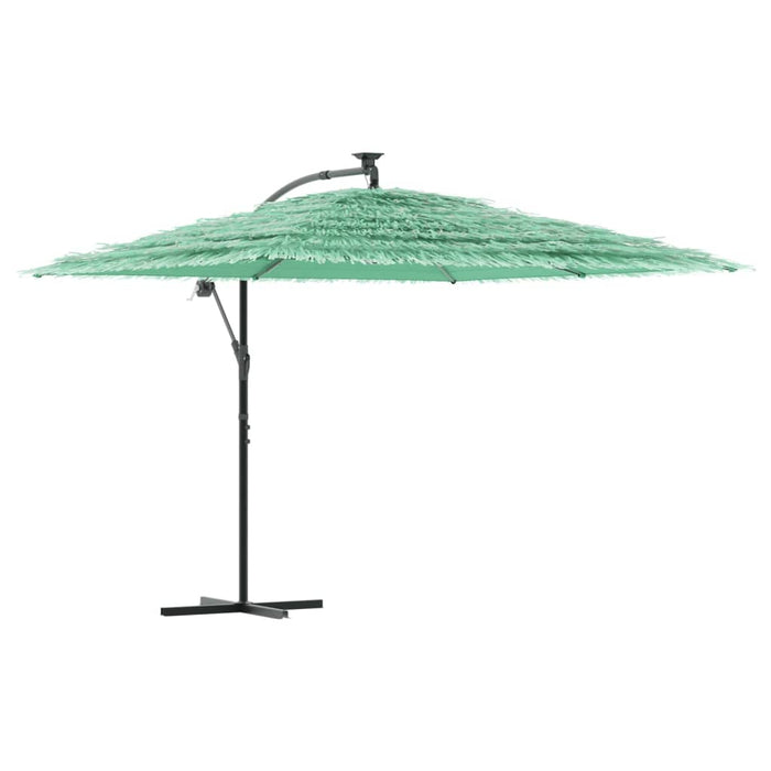 vidaXL Ombrellone Giardino con Palo in Acciaio Verde 290x290x238 cm