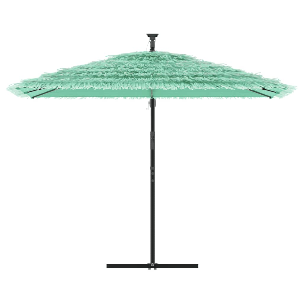 vidaXL Ombrellone Giardino con Palo in Acciaio Verde 290x290x238 cm