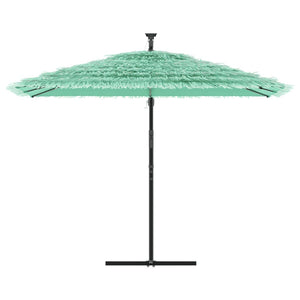 vidaXL Ombrellone Giardino con Palo in Acciaio Verde 290x290x238 cm