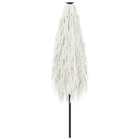 Ombrellone Giardino con Palo in Acciaio Bianco 300x200x250 cm 4005096