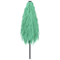 vidaXL Ombrellone Giardino con Palo in Acciaio Verde 223x223x213 cm