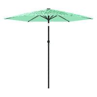 Ombrellone da Giardino con Palo in Acciaio Verde 268x268x226 cm 4005103