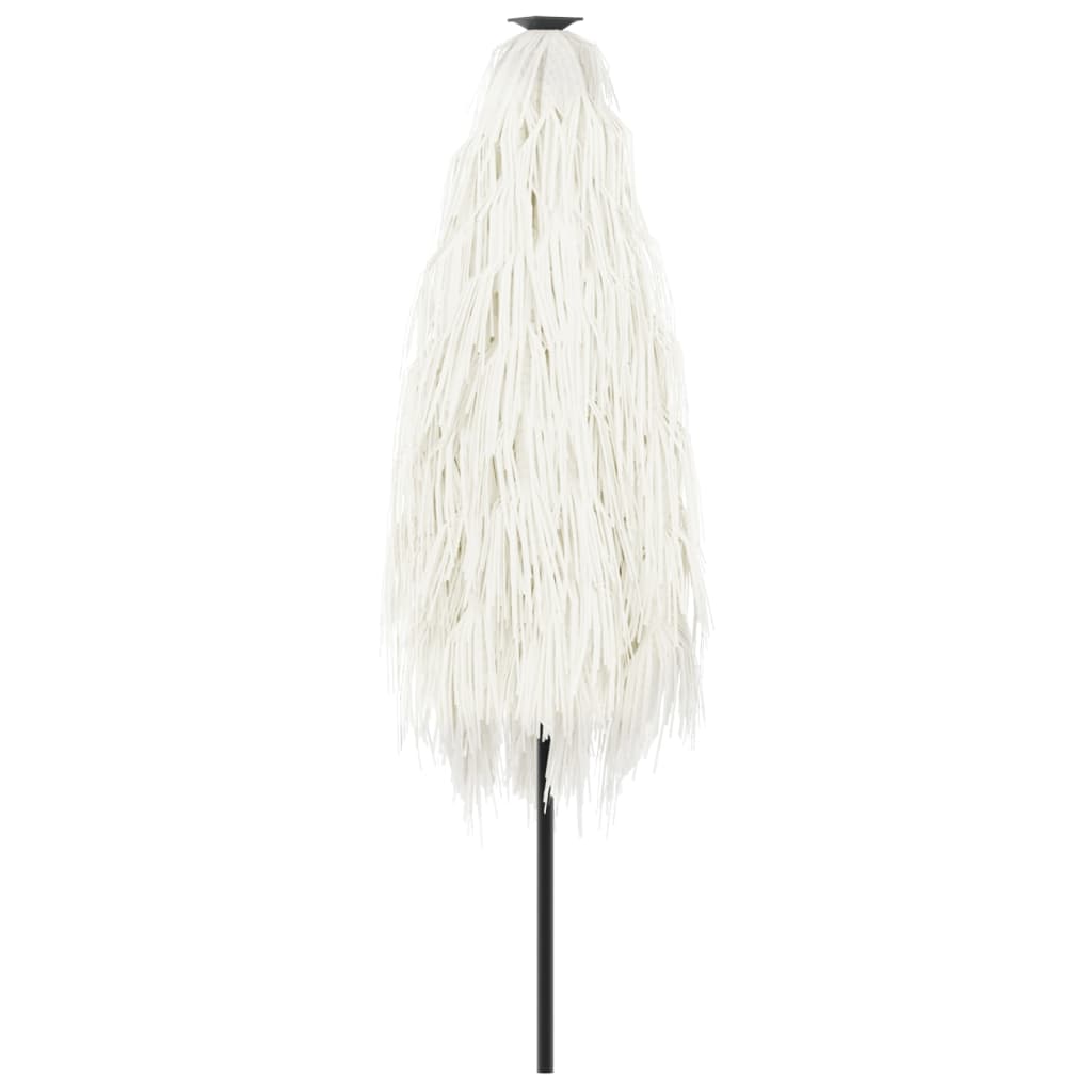 Ombrellone Giardino con Palo in Acciaio Bianco 268x268x226 cm 4005104