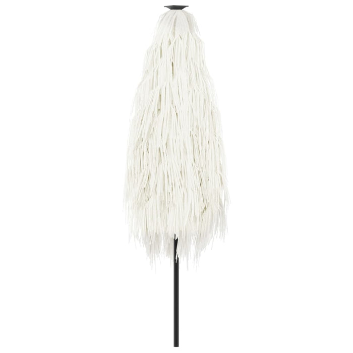 Ombrellone Giardino con Palo in Acciaio Bianco 268x268x226 cm 4005104