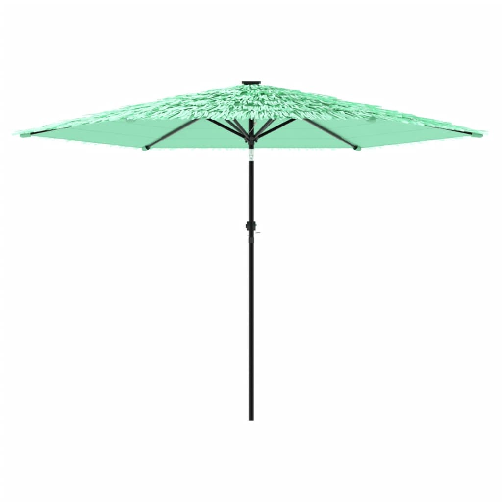 Ombrellone da Giardino con Palo in Acciaio Verde 288x288x225 cm 4005107