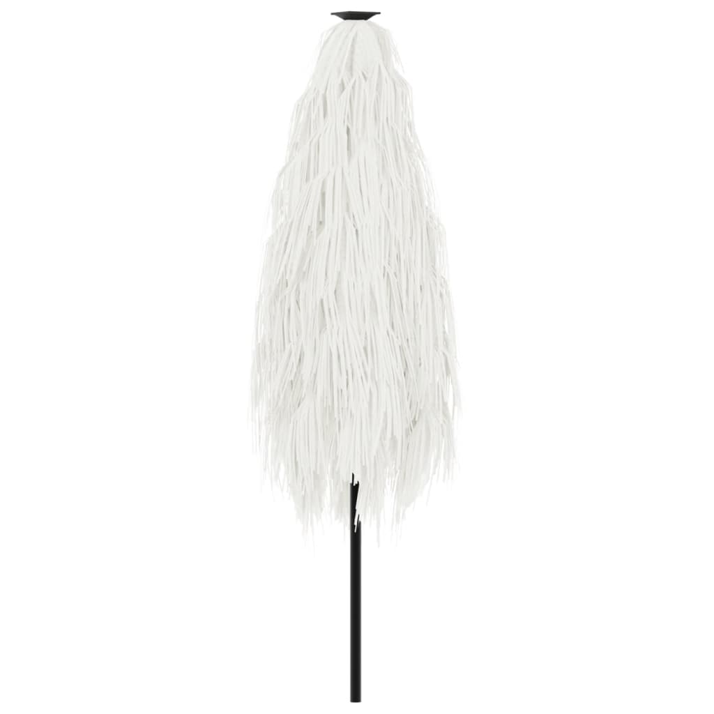 vidaXL Ombrellone Giardino con Palo in Acciaio Bianco 288x288x225 cm