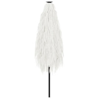 vidaXL Ombrellone Giardino con Palo in Acciaio Bianco 288x288x225 cm