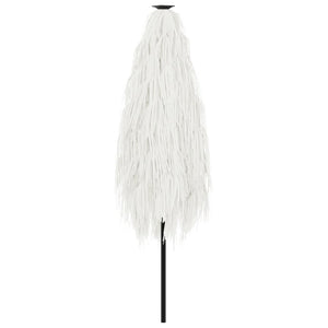 vidaXL Ombrellone Giardino con Palo in Acciaio Bianco 288x288x225 cm