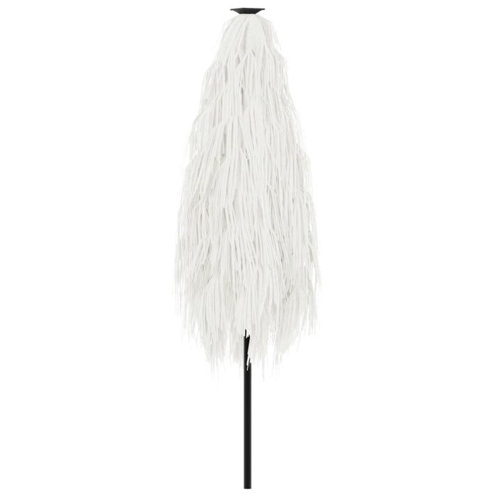 vidaXL Ombrellone Giardino con Palo in Acciaio Bianco 288x288x225 cm
