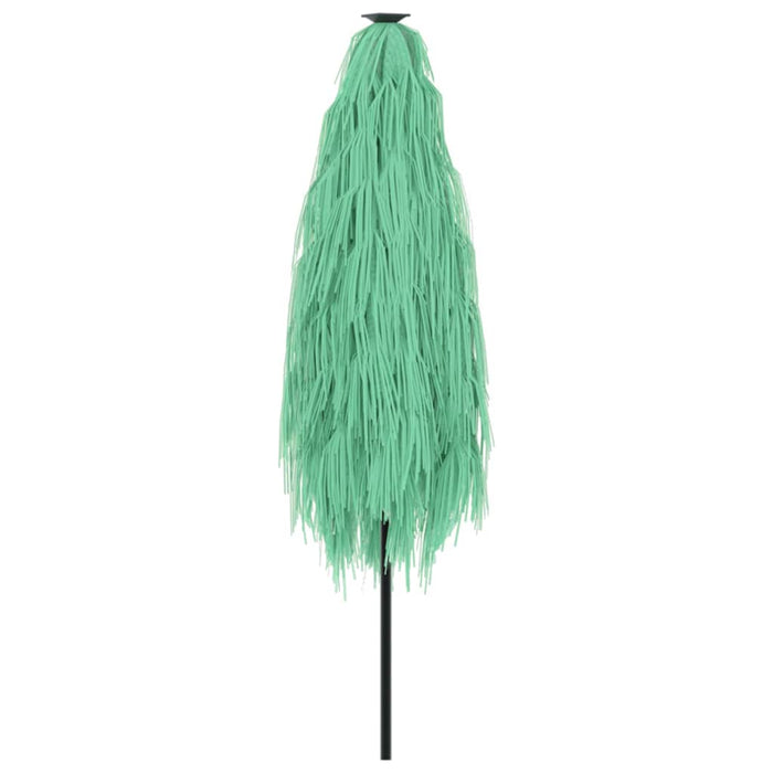 vidaXL Ombrellone Giardino con Palo in Acciaio Verde 388x388x248 cm
