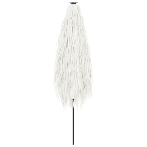 vidaXL Ombrellone Giardino con Palo in Acciaio Bianco 388x388x248 cm