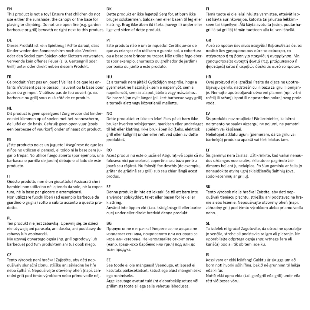 Ombrellone Giardino LED e Palo in Acciaio Marrone 223x223x213cm 4005119