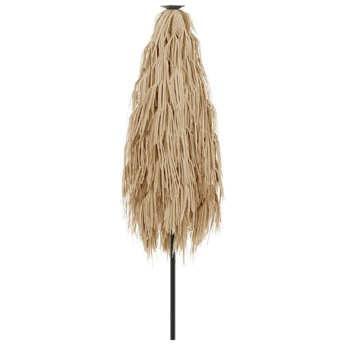 vidaXL Ombrellone Giardino LED e Palo in Acciaio Marrone 288x288x225cm