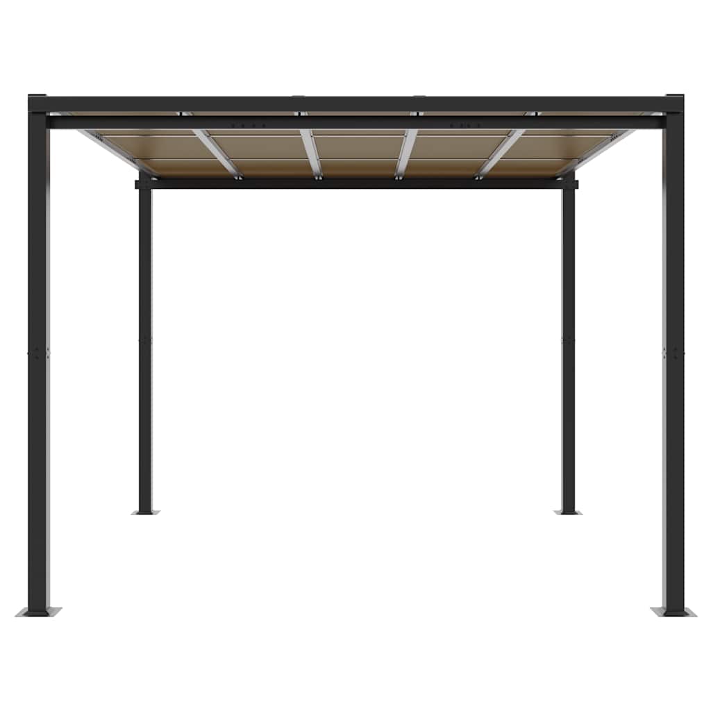 Gazebo da Giardino Antracite 3x3 m in Alluminio 3217060