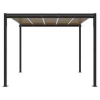 Gazebo da Giardino Antracite 3x3 m in Alluminio 3217060