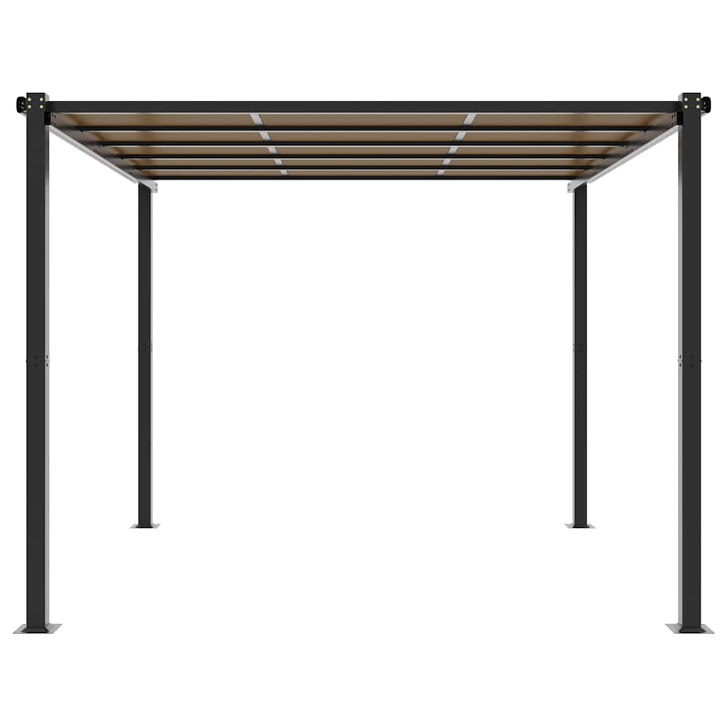 Gazebo da Giardino Antracite 3x3 m in Alluminio 3217060