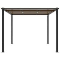 Gazebo da Giardino Antracite 3x3 m in Alluminio 3217060