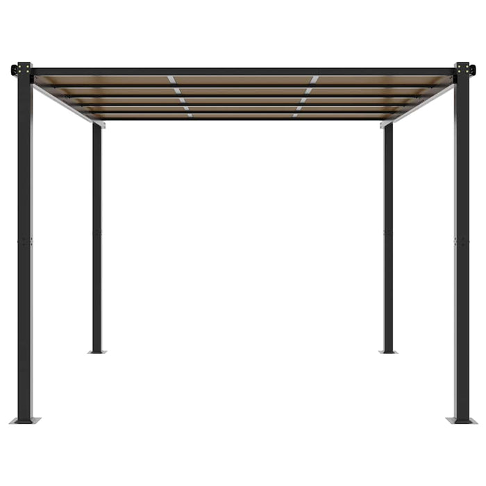 Gazebo da Giardino Antracite 3x3 m in Alluminio 3217060