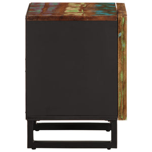 Comodino 40x34x46 cm in Legno Massello di Recupero